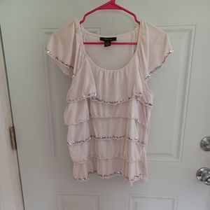 Short Sleeved Shirt with Sequins